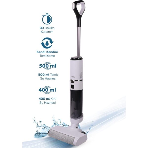 Sinbo Sfc-4106 Beyaz Islak – Kuru Yer Temizleme Makinesi 0.5 lt Toz Haznesi ve Güçlü Emiş Teknolojisi