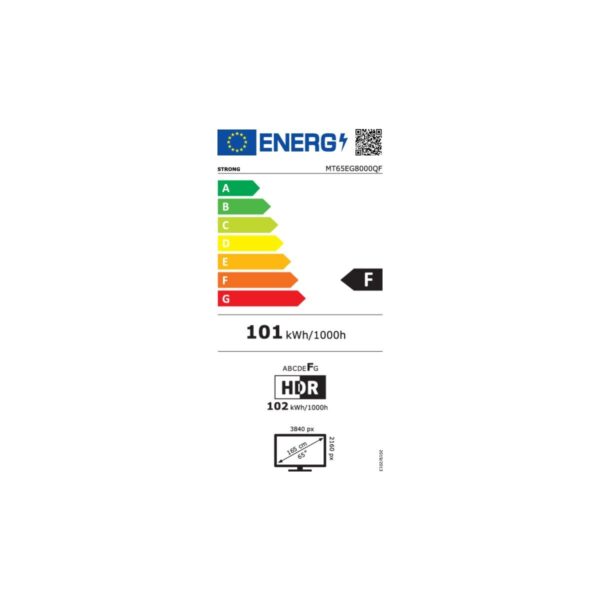 Strong 65″ 165 Ekran 4K Ultra HD QLED Smart TV Dahili Uydu Alıcılı Google TV MT65EG8000QF