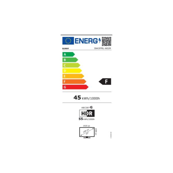 Sunny SN43FPRL-W02M 43″ 109 Ekran Uydu Alıcılı Full HD webOS Smart LED TV