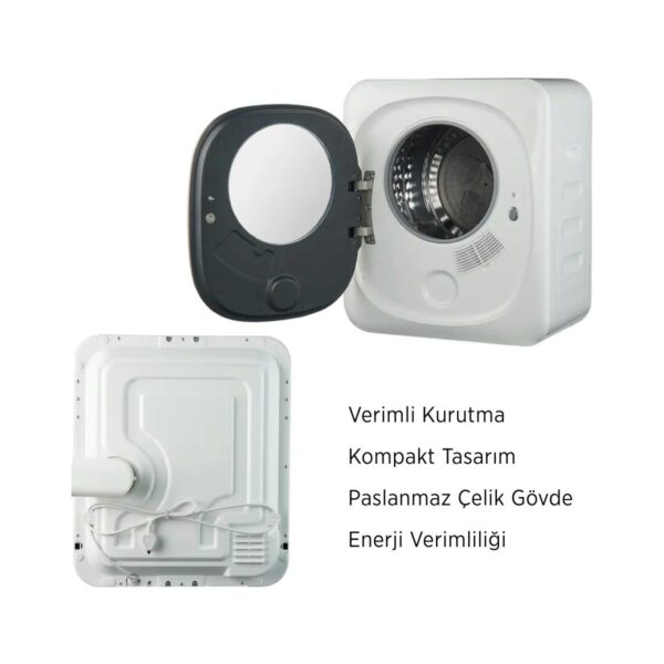 Taşınabilir Akıllı Kurutucu – 4 Kg Kapasiteli, Yer Kaplamayan, 5 Kurutma Modlu, Hızlı ve Verimli