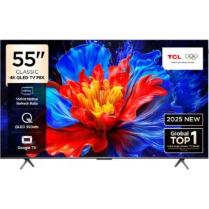 TCL 55P8K 55'' 139 Ekran Uydu Alıcılı 4K Ultra HD QLED Google TV HBCV00009P3V3V