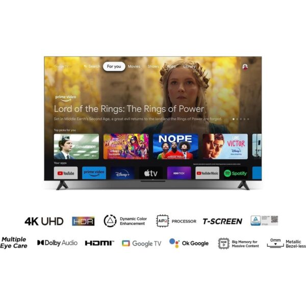 TCL 55V6B 55” 138 Ekran Uydu Alıcılı 4K Ultra HD Google TV