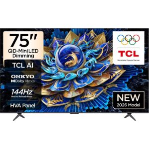 TCL 75T8D 75'' 190 Ekran Uydu Alıcılı 4K Ultra HD Google Smart QD-MiniLED Dimming TV HBCV0000EO42JA
