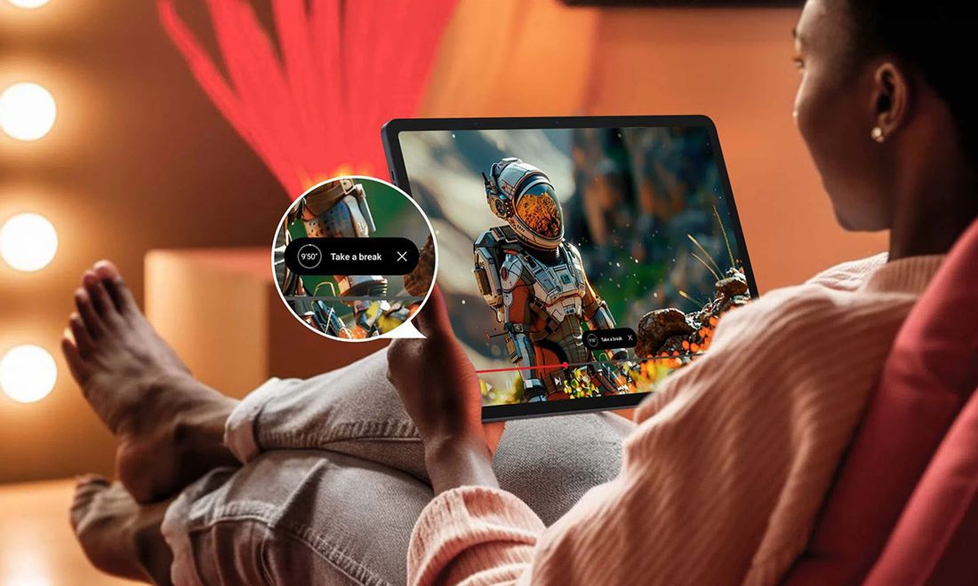 TCL NXTPAPER 14 inç 60Hz 2.4K Tablet 8GB Ram 256GB Hafıza Android 14 Gri Renkli Ekran