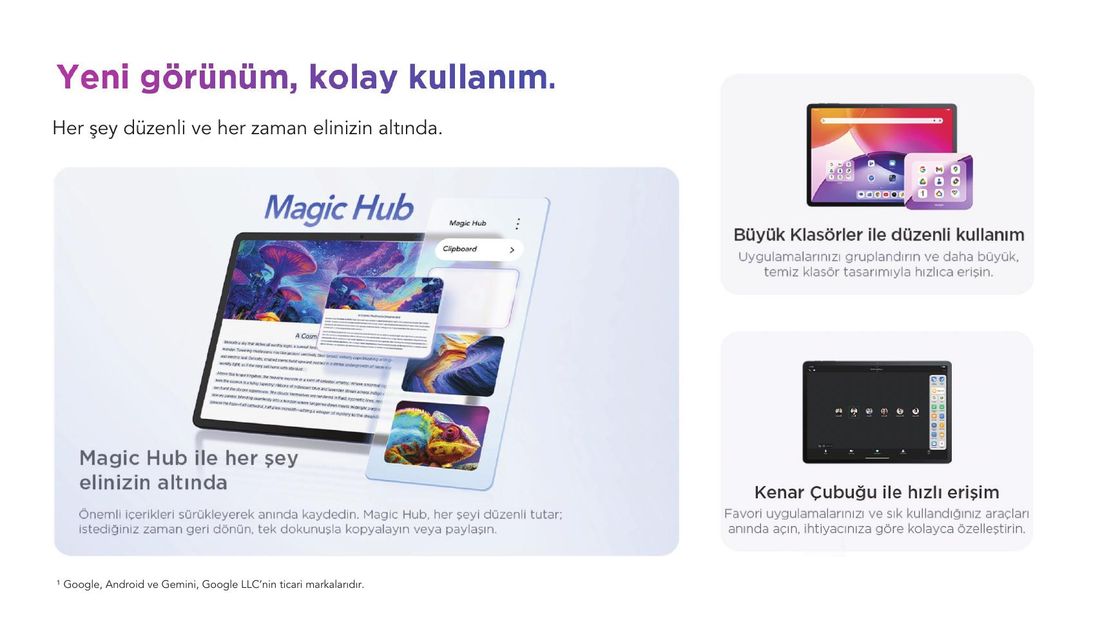 TCL Tab A1 Plus 12.2" 2.4K Ekran 6 GB RAM 128 GB Depolama Android Tablet