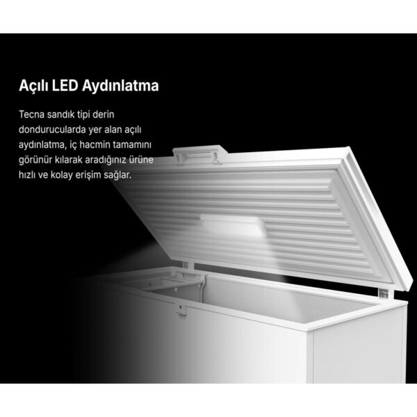 Tecna Tye 2202 Dual 202 Lt. Sandık Tipi Derin Dondurucu