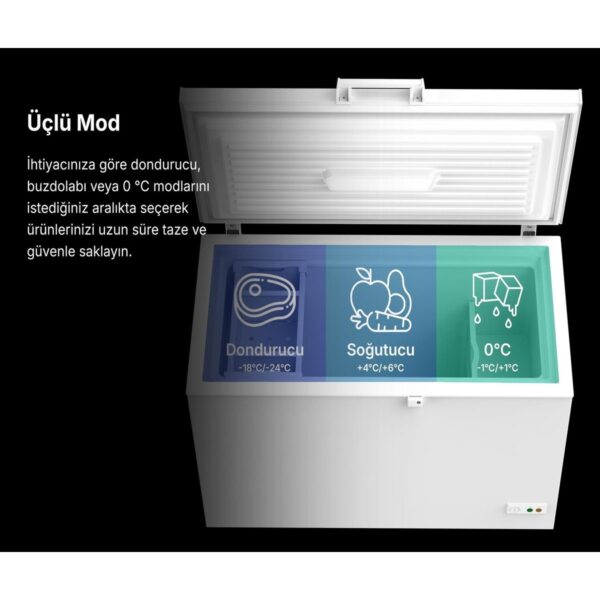 Tecna Tye 6593 Dual 700 Lt. Sandık Tipi Ticari Derin Dondurucu