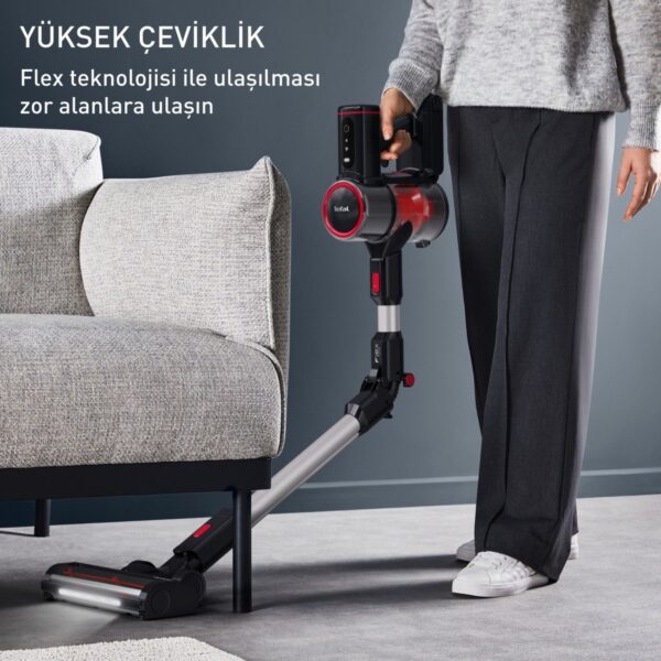 Tefal TY6T88TR X-Force Flex 8.60 Max Animal Care 45 Air Watt Kablosuz Dikey Süpürge