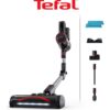 Tefal TY6T90TR X-Force Flex 8.60 Max Aqua Kablosuz Şarjlı Dikey Süpürge Kırmızı – Siyah Toz Haznesi ile Kolay Temizlik