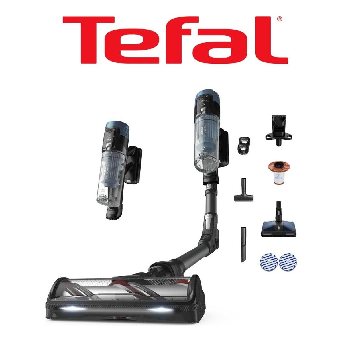 Tefal TY9BC1WO X-Force Flex 14.80 Aqua Kablosuz Şarjlı Dikey Süpürge - 240 Air Watt Şarjlı Dikey Sü HBCV0000FK628O