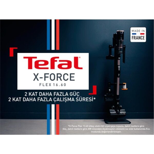Tefal X-Force Flex 16.60 Animal Aqua 780 Watt Dikey Şarjlı Süpürge