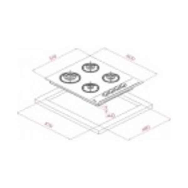 Teka – Chef 6 Ankastre Set – (Hak 625 Wh Fırın + Gbe 64002 Kbc Wh Ocak + Atv 60 Davlumbaz) – Beyaz – 64000466