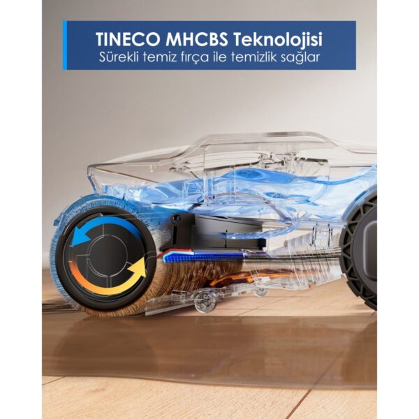 Tineco Floor One S9 Artist Steam Kablosuz Buharlı Akıllı Islak Kuru Süpürge, Zemin Temizleyici Paspas, 140°C Yüksek Isılı Hypersteam Buhar Teknolojisi, 22KPA Güçlü Emiş, iloop Akıllı Emiş