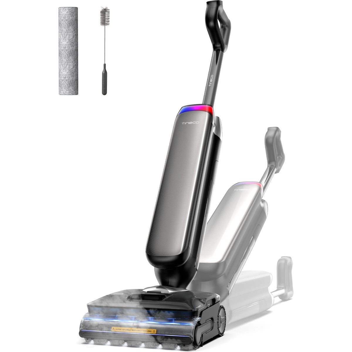Tineco Floor One S9 Artist Steam Kablosuz Buharlı Akıllı Islak Kuru Süpürge, Zemin Temizleyici Paspas, 140°C Yüksek Isılı Hypersteam Buhar Teknolojisi, 22KPA Güçlü Emiş, iloop Akıllı Emiş HBCV0000AZ2I73