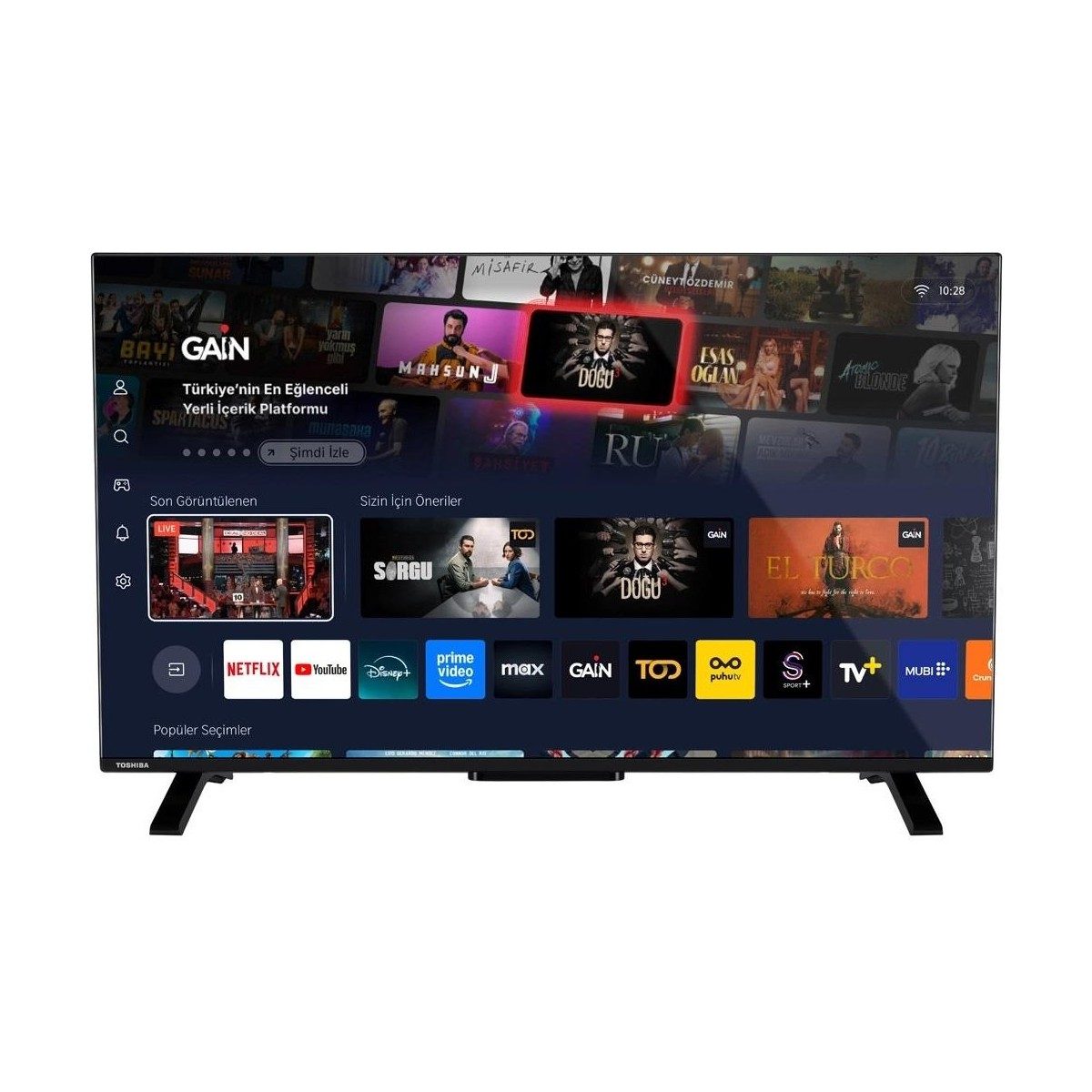 Toshiba 43UV1563DT 43" 109 Ekran Uydu Alıcılı 4K Ultra HD Smart LED TV HBCV0000C74REU