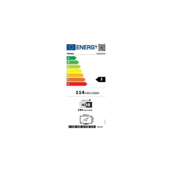 Toshiba 70QA5D63DT 70″ 178 Ekran Dahili Uydu Alıcılı 4K Ultra HD Smart QLED TV