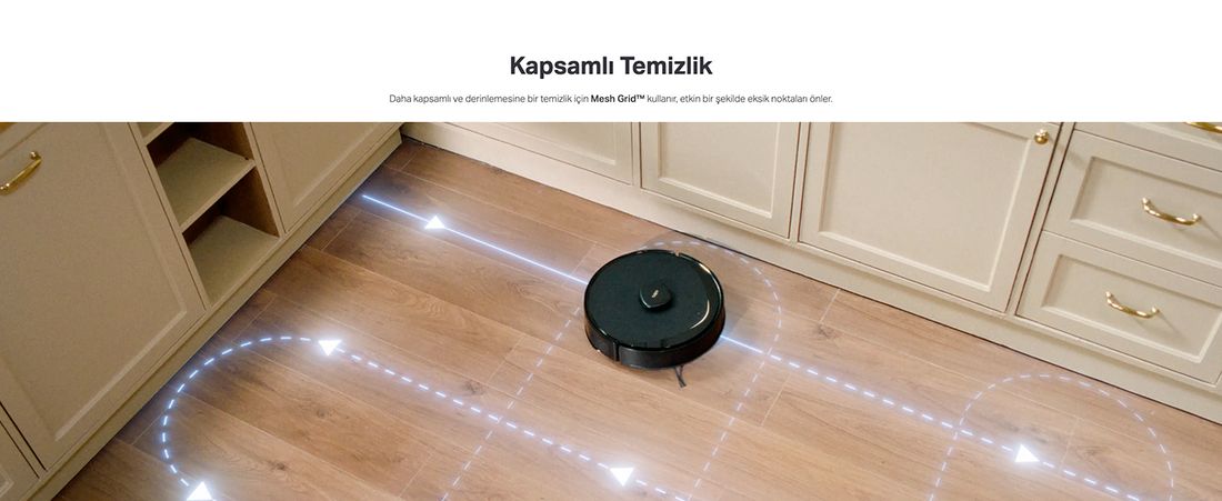 TP-Link Tapo RV30 Max Plus 5300Pa Yüksek Vakum Güçlü Robot Süpürge ve Paspas + Akıllı Otomatik Boşaltma Ünitesi