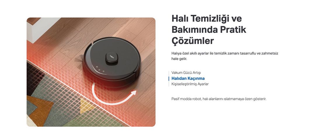 TP-Link Tapo RV30 Max Plus 5300Pa Yüksek Vakum Güçlü Robot Süpürge ve Paspas + Akıllı Otomatik Boşaltma Ünitesi