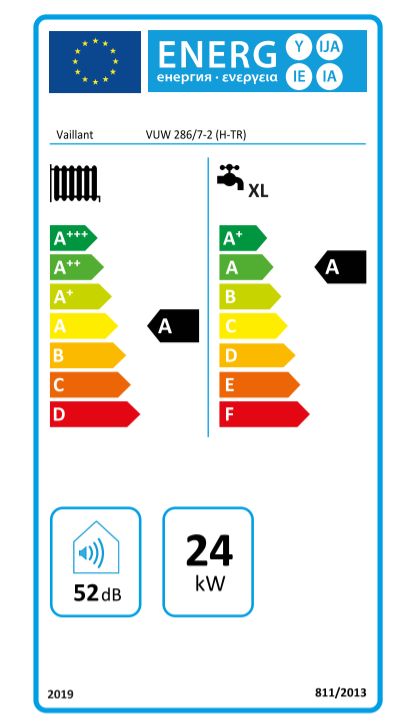 Vaillant Ecotec 286/7-2 Pure 24/28 Kw 20.000K Tam Yoğuşmalı Kombi Hermetik Baca Tipi ile Yüksek Kapasite