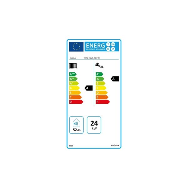 Vaillant Ecotec 286/7-2 Pure 24/28 Kw 20.000K Tam Yoğuşmalı Kombi Hermetik Baca Tipi ile Yüksek Kapasite