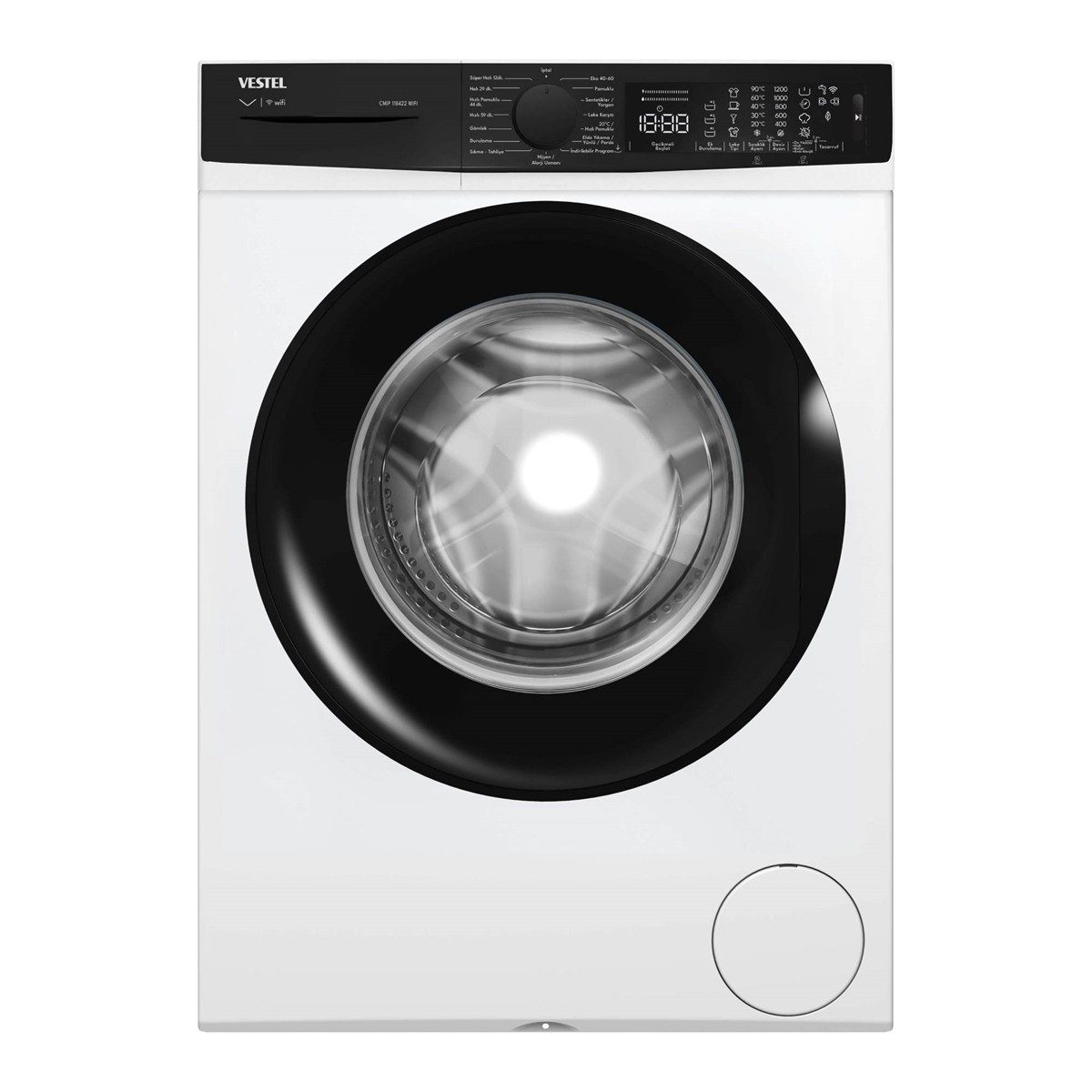 Vestel CMIP 118422 11 kg Çamaşır Makinesi 1200 Devir A Enerji Sınıfı Wi-Fi Özellikli HBCV0000BJYL23
