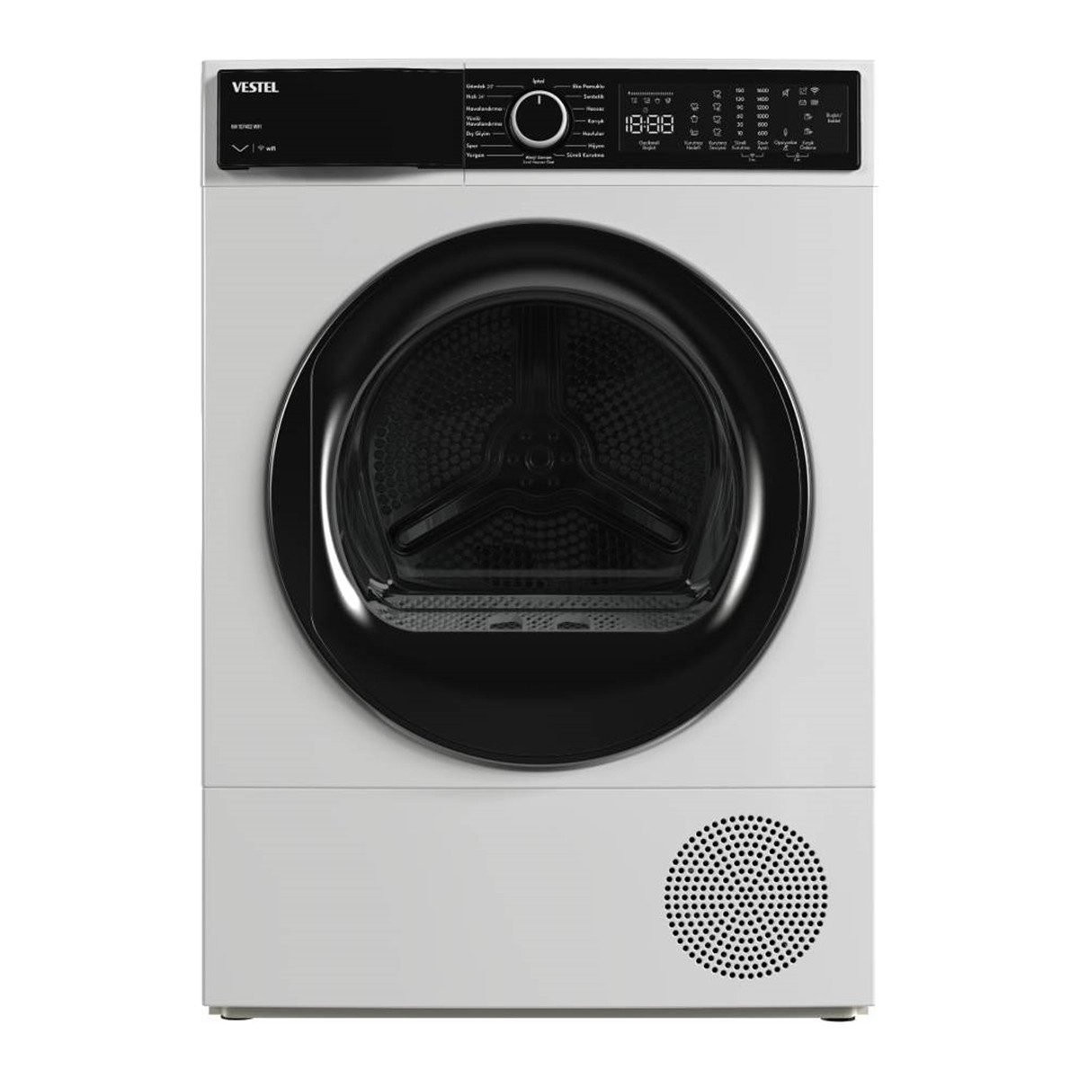 Vestel Km 107402 Wıfı 10 kg Kurutma Makinesi E Enerji Sınıfı Isı Pompalı Çocuk Kilidi Özellikli HBCV0000BP2KCA