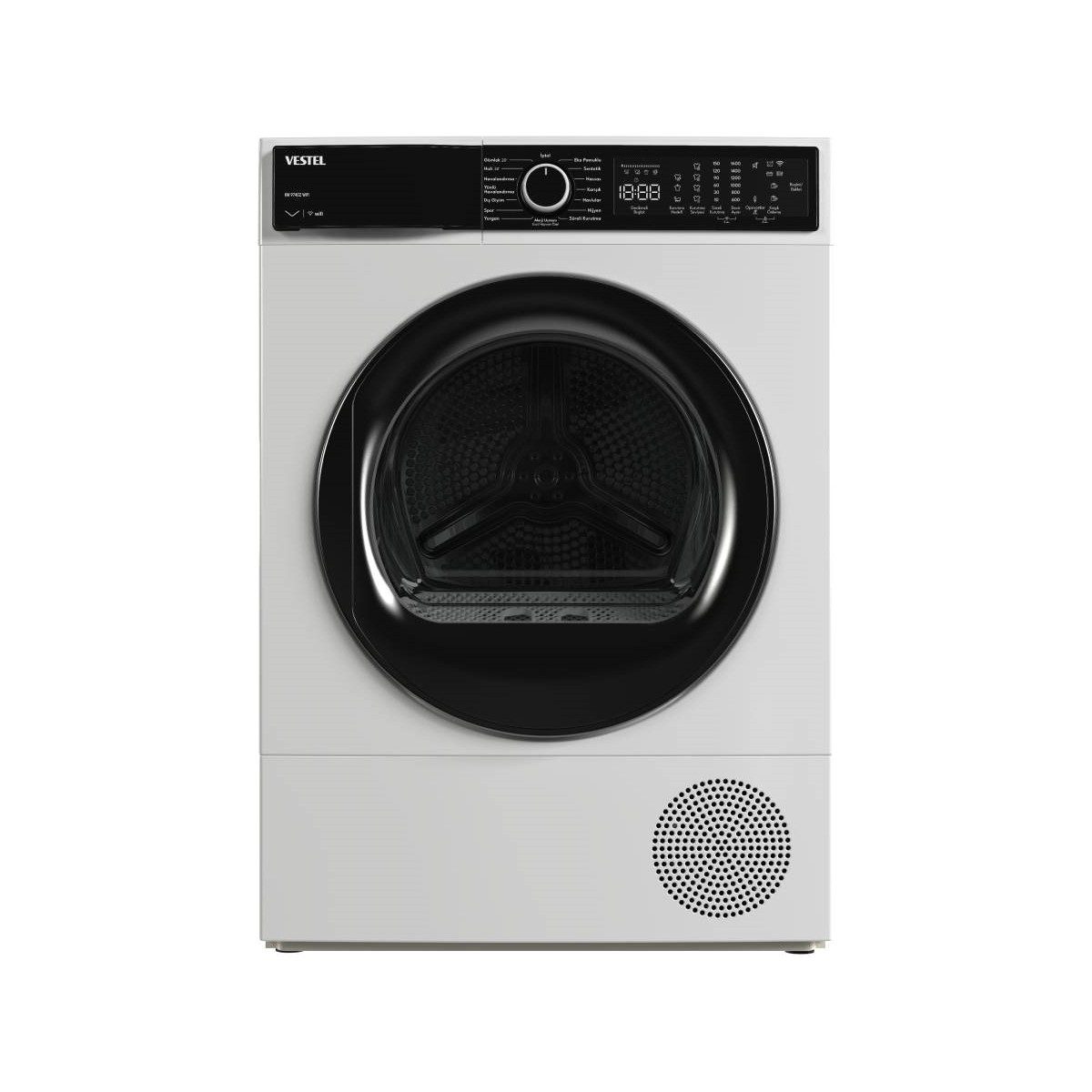Vestel Km 97402 9 Kilo Isı Pompalı Kurutma Makinesi A+ Enerji Sınıfı Kırışıklık Önleme Fonksiyonu HBCV0000BHJX9Q
