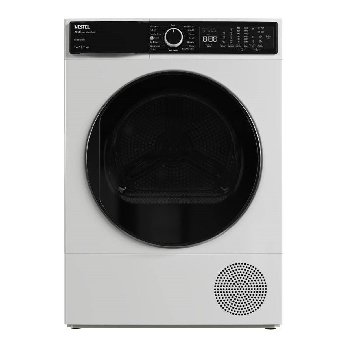 Vestel Kmı 108402 Wıfı 10 kg Kurutma Makinesi C Enerji Sınıfı Isı Pompalı Çocuk Kilidi Özellikli HBCV0000BOZLDV