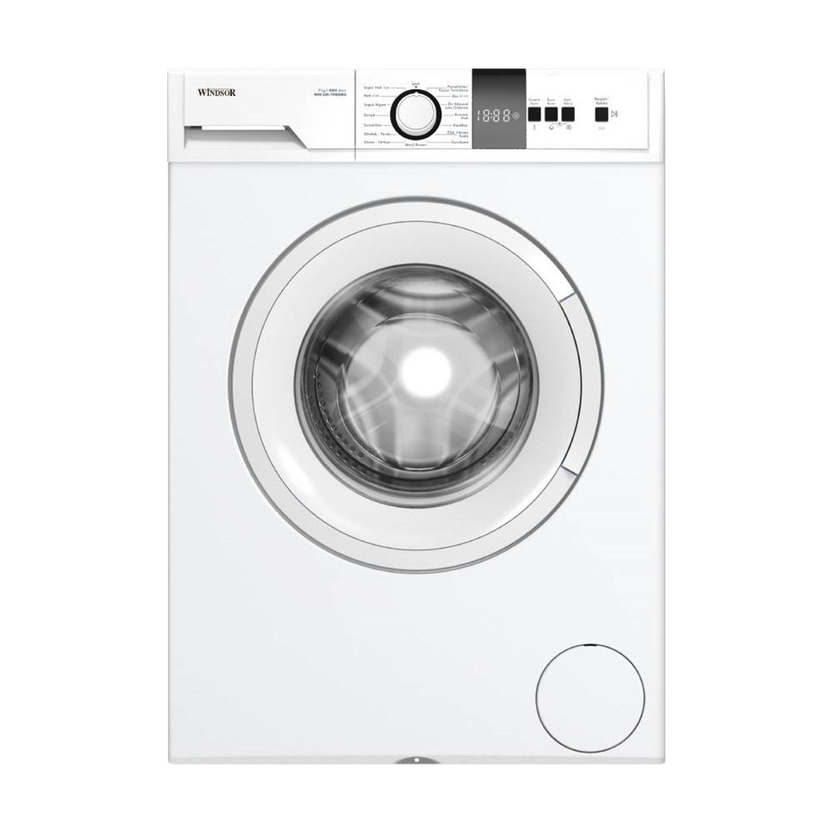 Windsor Cmı 70100W0 7 kg Beyaz Çamaşır Makinesi 1000 Devir A Enerji Sınıfı Ön Yıkama Özelliği HBCV0000FN1NHX