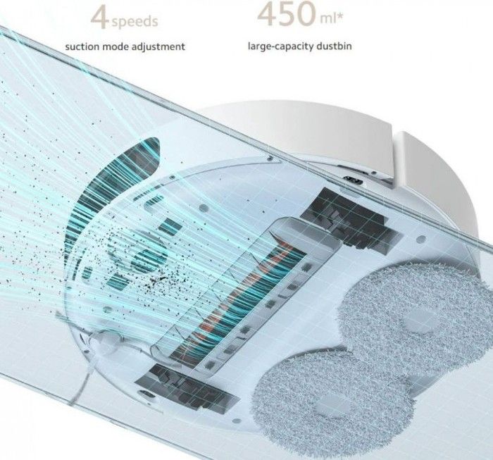 Xiaomi Robot Vacuum S10+ Robot Süpürge Beyaz
