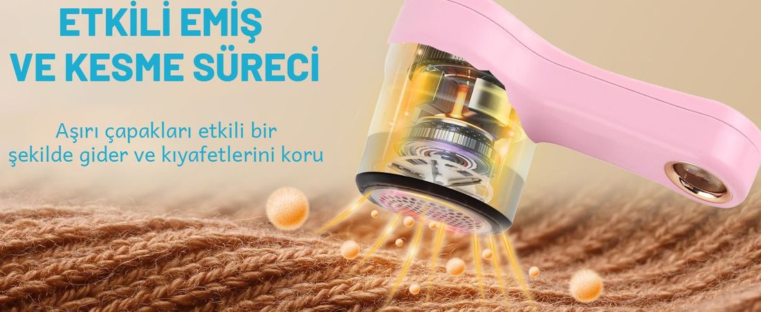 Yasomi Dn-31 Quilmate USB Şarj Edilebilir LED Ekran Tiftik-Tüy Toplama Makinesi